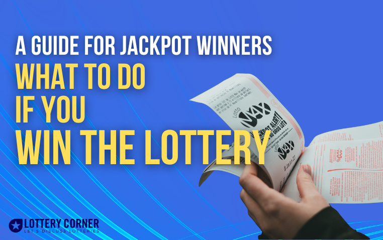 A hand holding lottery tickets, for the first steps to take after a big win